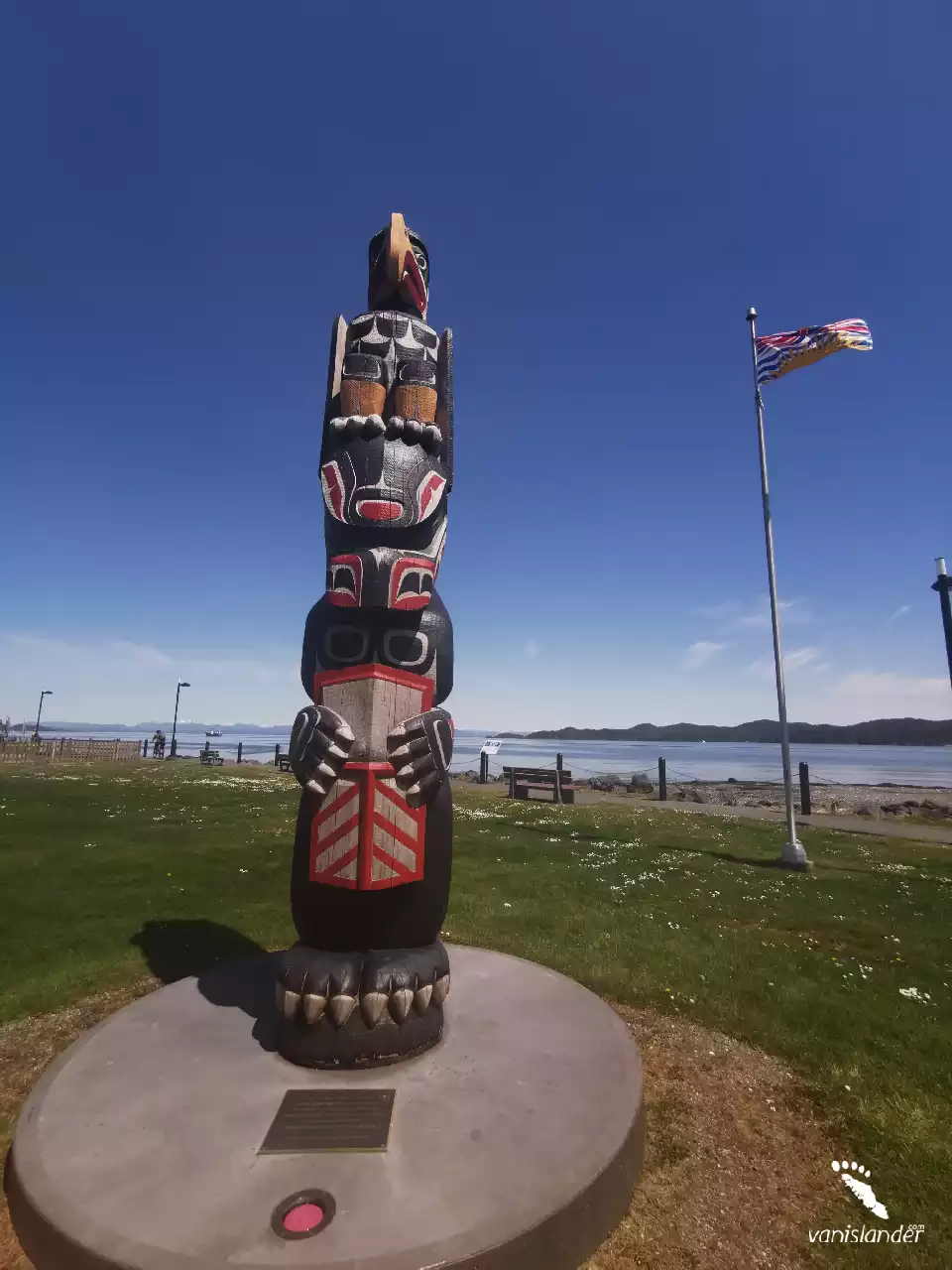 View of A Statue in Port Hardy, Vancouver Island